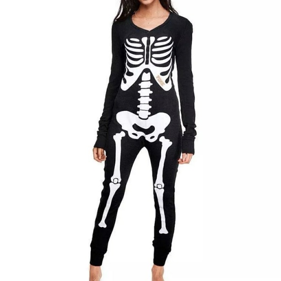 Skeleton one piece pajamas Clearance